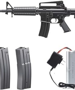 Airsoft Gun M4A1 Boys Automatic Electric AEG Airsoft Rifle with Two Airsoft Magazine (Battery Included)-WellFire
