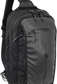Elite Survival SMOKESCREEN Concealed Carry Slingpack, Single Strap Backpack (Black)