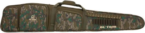 DRAKE Turkey Gun Case with Optics for Hunters | 52" Overall Length | Padded Shoulder Sling | Carry Handle with Hook & Loop Closure | D-Ring & Functional Pockets |OSFM, Greenleaf