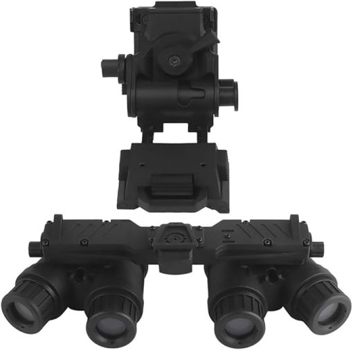 Tactical Airsoft Hunting Dummy Night Vision Goggles with Helmet Mount for PVS15/PVS18/GPNVG18, No Function Binoculars Night Vision Cosplay Prop