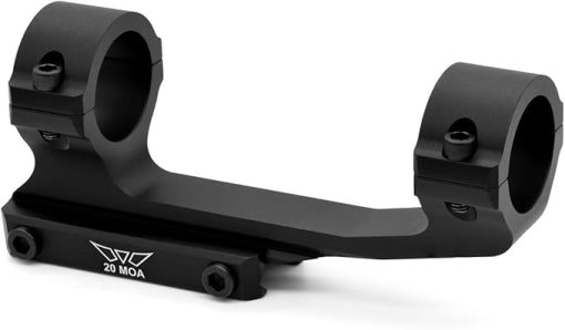 Warne Scope Mounts 1 inch 1 Piece MSR Mount, 20 MOA