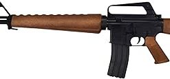 Colt Licensed Full Size M16A1 Spring Airsoft Gun – Polymer Airsoft Spring Gun (Faux Wood)