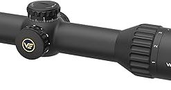 Vector Optics Continental 1-6×24 LPVO Rifle Scope, 30mm Tube, CQB Riflescope, Illuminated Reticle, 90% Light Transmission, Designed for AR Tactical Competition Hunting, Lock Turret, SCOC-44