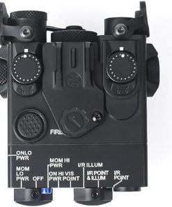 Metal DL-A Box Laser Sights，with IR Laser + Red/Green/Blue Laser Sight + Strobe/Momentary/Constant Modes Whitelight LED 160 Lumens Flashlight，with Pressure Switch，for 20mm Rail 2