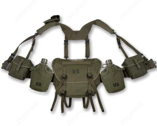 TBQATNTS WW2 Gear, Vietnam War Equipment, US Army Korean War M1956 M1961 Long Pouch