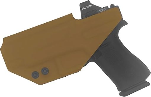 MIE Productions Javelin IWB KYDEX Holster - FITS: Staccato C2 - Optic Ready - Concealment Claw - Adjustable Retention - Made in The USA by Veterans - Image 2