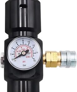 Upgrade Paintball Co2 Pressure Regulator Mini Sef Super Fast Refresh HPA Lower Pressure Regulator (Regulator)