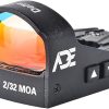 ADE RD3-012PRO Motion Awake (Sensor Activated) System Red Dot with 2MOA Dot and 32 MOA Circle Multi Reticle Reflex Sight for Handgun That is Compatible with Doctor Footprint – Compact Reflex Optic