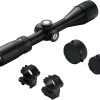 Airgun Springer 3-9×40 AO Crosshair Rifle Scopes,Illuminated Riflescope Mil-Dot Reticle Parallax Adjustment 1 inch Tube Nitrogen Purged with Flip Caps Shock and Water Resistance