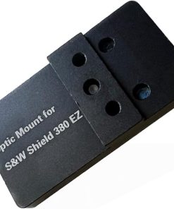 Ade Advanced Optics Delta Pro RD3-012 PRO Motion Awake, Multi Reticle Red Dot + Optic Mounting Plate for Smith Wesson SW MP 380 Shield EZ Pistol + Standard Picatinny Mounting Plate 2
