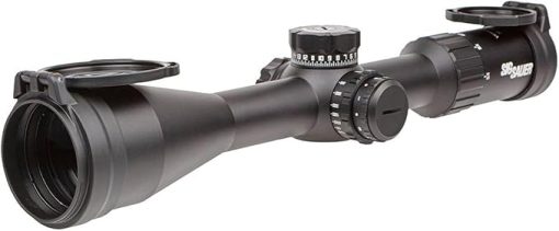 SIG SAUER WHISKEY4 5-20X50mm 30mm Tube F1 / First Focal Plane Riflescope - Durable Shockproof Waterproof Fogproof Precise Black Hunting Rifle Scope - Flip-Back Lens Caps & Throw Lever Included - Image 2