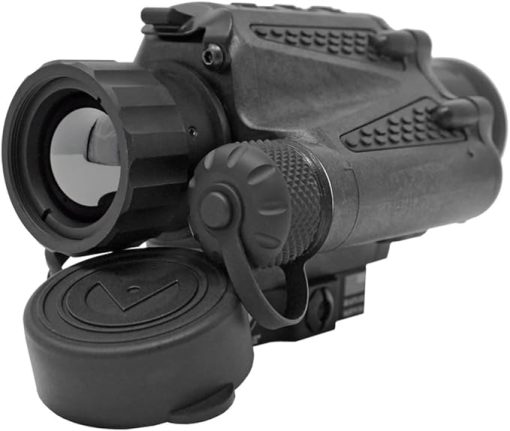 Jockey 640 Compact Thermal Clip-On with Armacore 640 Thermal Core, Digital Zooming Reticle, Long-Lasting Battery, and 3-Button Controls (Black)