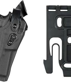 Safariland 6360RDS Level Three Retention Duty Holster, Red Dot Sight Compatible, STX Plain Black, Right Hand, Fits: Glock 19/23 Surefire X300U