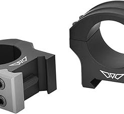 Warne 8501M Hyperlite Matte Black 1” Medium