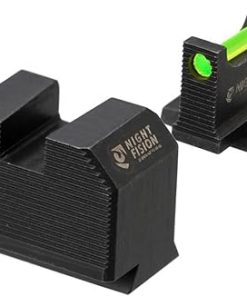 Night Fision Optic Height Fiber Optic .311-.402 Night Sight Set Designed for Smith & Wesson M&P 2.0 with RMR/507c/SRO, Swampfox Liberty/Justice