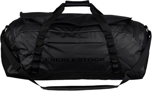 Eberlestock Hyllus Duffel Bag for Men - Durable, Water-Resistant, Small Men's Duffle Bag with Zipper Pockets, Ideal for Travel & Gym, Tactical Gear Bag, Hunting, Fishing, Camping - Black, 65L