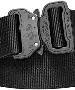 Klik Belts Tactical Belt –2 PLY 1.5″ Nylon Heavy Duty Belt Quick Release Cobra© Buckle – Unisex
