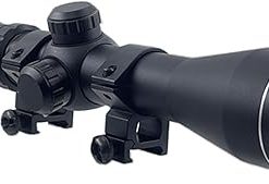 2-7×42 Long Eye Relief Scope Red Green llluminate Rangefinder Reticle 30mm Tube Diameter Fits Mosin Nagant 1891/30 M39 with Mount Rings