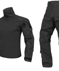 KRYDEX Tactical K3 Assault Combat Uniform Black XXL Size