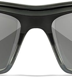 Wiley X WX Ozone Anti-Fog Increased Air Flow Gasket Sunglasses, Safety Glasses for Men and Women, UV Eye Protection for Outdoor, Fishing, and Biking Charcoal to Grey Frames, Silver Flash Lenses 2