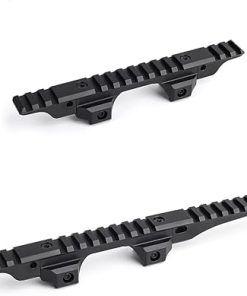 Optic Micro Red Dot Sight Riser Mount Modular Picatinny Lightweight Lower 1/3 Direct Mount,Platform Expansion for MP5 CQB,8/11/14 Slots 2