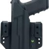 Azula Custom Leather Cross Draw Outdoor Gun Belt Holster for Colt Python 4.25″ Barrel Revolver Black Right Hand 3