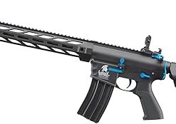 Lancer Tactical Gen Il SPR Interceptor M4 Airsoft- Electric Full/Semi-Auto, 1000 Rounds Bag of 0.20g BBS, Battery& Charger Included-