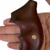 BMPL Hardwood New Taurus Model 85 856 M 85 M85 M856 .38 Special 2″ 2 inch Grips Open Back Finger Groove Handmade Handcraft Handgun Checkered