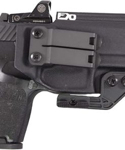 FDO Industries IWB Kydex Holster Compatible with Sig P320 Compact -Discreet Carry Concepts 1.5″ Metal Monoblock Gear Clip – Optic Cut – The Paladin Series – Made in USA
