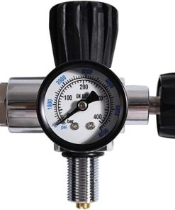 TUXING 6000PSI High Pressure PCP Paintball Fill Station, 6000PSI Gauge, Stainless Steel Valve HPA CO2 Tank DIN Charging System (M18*1.5)
