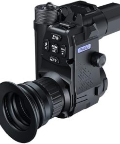 PARD Night Vision Monocular, Night Vision Goggles with Rangefinder, Clip-on Scope for Night Watching or Obervation, Night Viewing Range up to 350m, HD Photos & Videos, NV007SPLRF