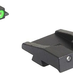 MEPRO Hyper-Bright tritium Night Sights Compatible with Springfield XDM (not OSP), Green tritium dots,Extra Bright Colored Front photoluminescent Night Sight, U Notch Rear Glow on Sights
