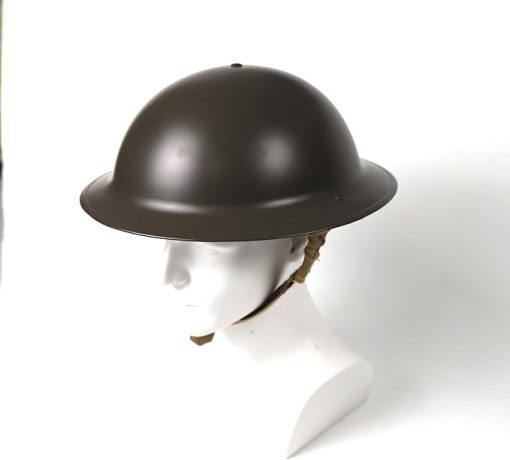 WW2 UK Britis Helmet Grey 1943 WWII Reproduction - Image 2