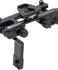 by Rayvn Group All-Aluminum Modular Bridge Mount, Rail System with 2 Pods (Black)