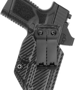 Tulster IWB Profile+ Kydex Holster in Right Hand fits: FN Reflex | Optic Compatible Inside The Waistband Appendix Concealed Carry