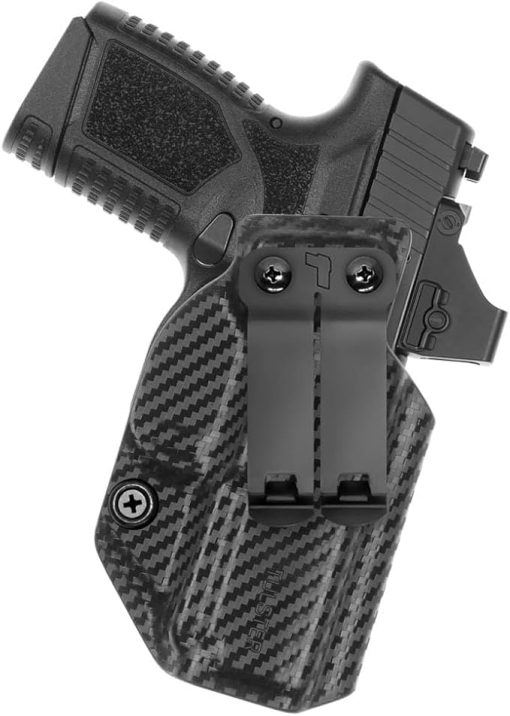 Tulster IWB Profile+ Kydex Holster in Right Hand fits: FN Reflex | Optic Compatible Inside The Waistband Appendix Concealed Carry