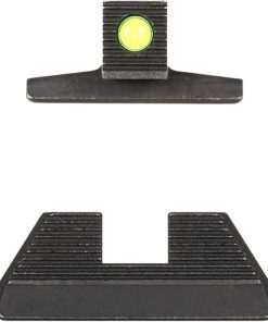 Night Fision Standard Height Fiber Night Sight Set Designed for Sig Sauer P320/P365, Green Front Sight, Square Notch Rear 2