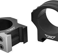 WARNE HyperLite Picatinny-Style Rings 30mm High Matte Black