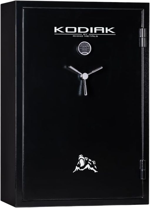 Kodiak Gun Safe for Rifles & Pistols, KBX5940 by Rhino Metals with New SafeX Security System, 57 Long Guns & 8 Handguns, 40 Minutes Fire Protection, Door Organizer for Handguns & Ammo, 573lbs