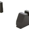 AMERIGLO Optic Compatible Sight Set for Glock – 7XL Tall Black Serrated .450″ Front, Flat Black .554″ Rear
