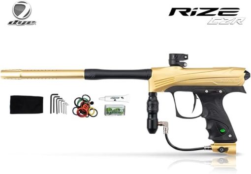 Maddog Dye Rize CZR Full Auto Paintball Gun Marker w/ 48/3000 HPA Paintball Tank, Empire Halo Too Electronic Paintball Loader, 4-Pod Paintball Harness & (4) Paintball Pods Starter Package - Image 2