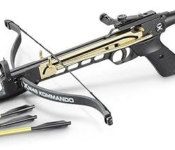 SAS Wrath 80 Pound Self-Cocking Pistol Crossbow Hunting Target Shooting Package with Bag and Extra Bolts 2