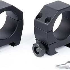 Evolution Gun Works Keystone Series Scope Ring Set, 30MM Tube, .990in Medium, Black, 62101