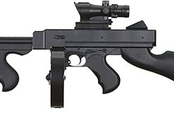 GoldenBall UK Arms Airsoft M1A1 Spring Tommy Gun with Drum Magazine (Color: Black)