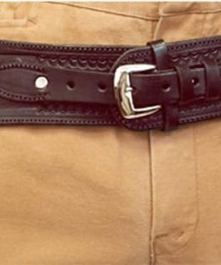 HILASON Western Right Hand Gun Holster Rig 38 Caliber Leather Cowboy | Cowboy Gun Holster | Holster | Leather Gun Holster 2