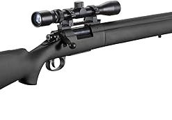 Lancer Tactical Upgraded M24 Bolt Action Spring-Powered Sniper Airsoft Rifle with Scope (Threaded, CNC Aluminum Spring, Up to 500 FPS) 2