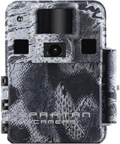 Spartan Camera Eclipse Advanced Blackout IR Wide Angle Non Cellular Trail Camera SR4-BK, Grey camo