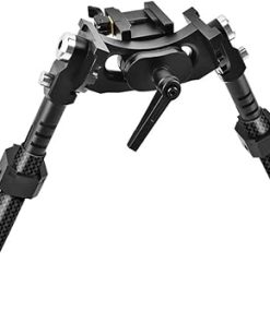 Tactical Adjustable V10 Carbon Fiber Rifle Bipod with QD Picatinny/Weaver Rail Mount Base 2