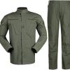 YABOO Tactical Camouflage US Uniform BDU Combat Clothing Airsoft Hunting Shooting Battle Dress Shirt Pants Set