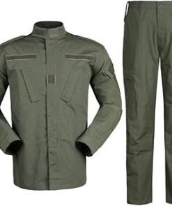 YABOO Tactical Camouflage US Uniform BDU Combat Clothing Airsoft Hunting Shooting Battle Dress Shirt Pants Set
